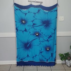 Bluemar blue cover up, swim, beach, wrap